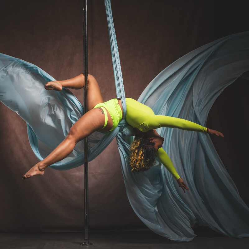 Pole Silks Self Practice